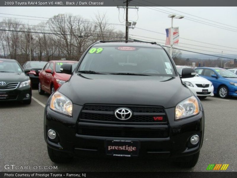 Black / Dark Charcoal 2009 Toyota RAV4 Sport V6 4WD