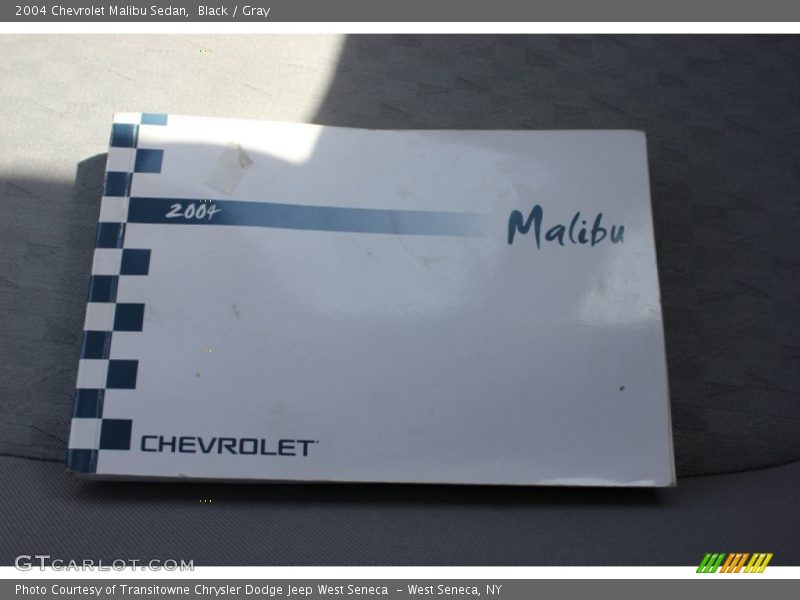 Black / Gray 2004 Chevrolet Malibu Sedan