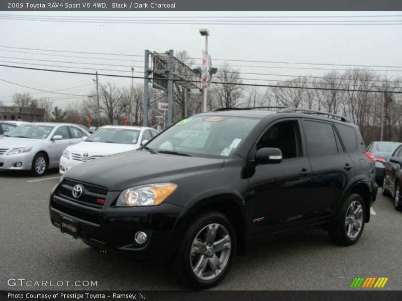 Black / Dark Charcoal 2009 Toyota RAV4 Sport V6 4WD