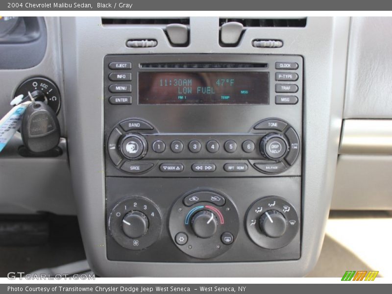 Black / Gray 2004 Chevrolet Malibu Sedan