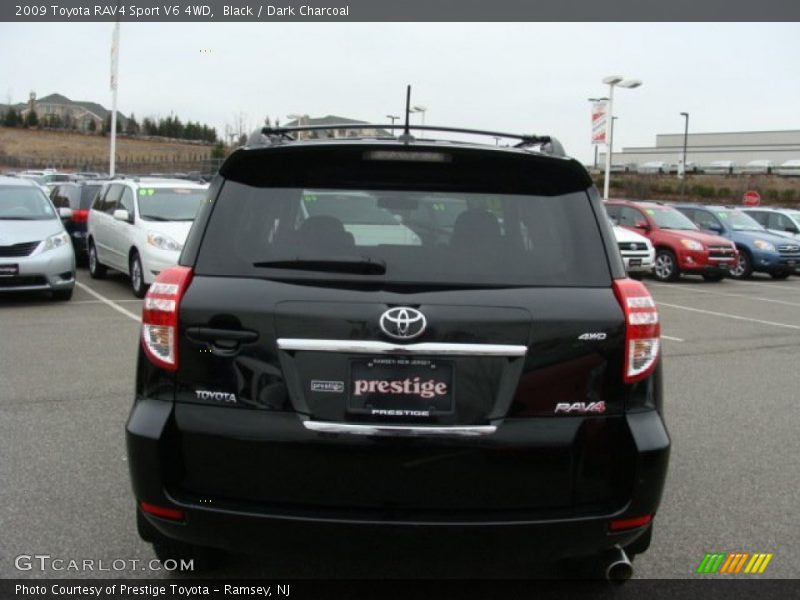 Black / Dark Charcoal 2009 Toyota RAV4 Sport V6 4WD