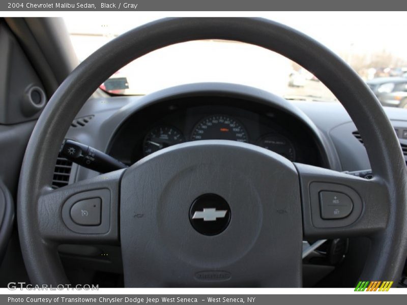 Black / Gray 2004 Chevrolet Malibu Sedan