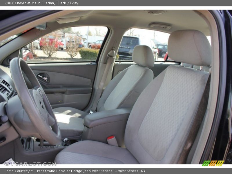 Black / Gray 2004 Chevrolet Malibu Sedan