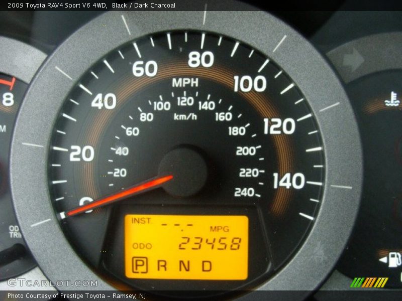 Black / Dark Charcoal 2009 Toyota RAV4 Sport V6 4WD