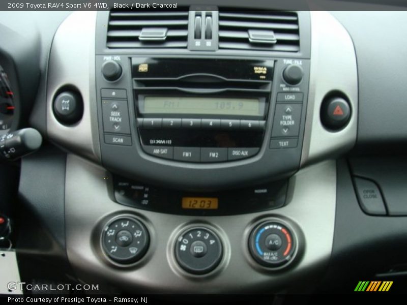 Black / Dark Charcoal 2009 Toyota RAV4 Sport V6 4WD