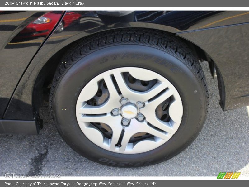 Black / Gray 2004 Chevrolet Malibu Sedan