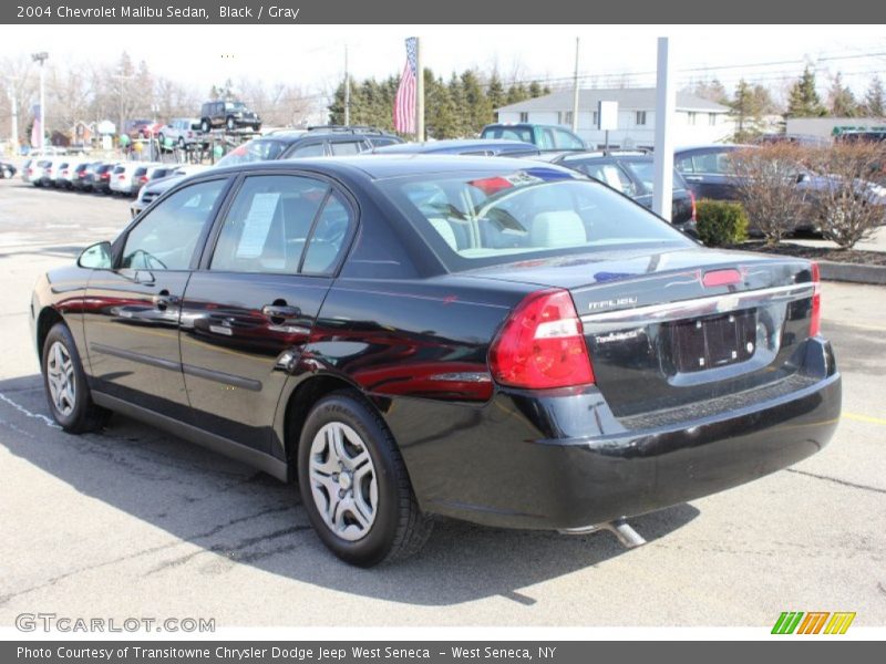 Black / Gray 2004 Chevrolet Malibu Sedan