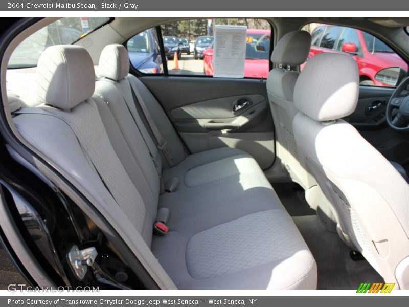 Black / Gray 2004 Chevrolet Malibu Sedan