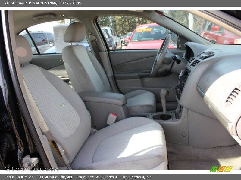 Black / Gray 2004 Chevrolet Malibu Sedan