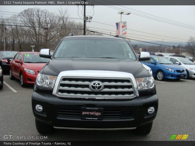 Black / Graphite Gray 2012 Toyota Sequoia Platinum 4WD