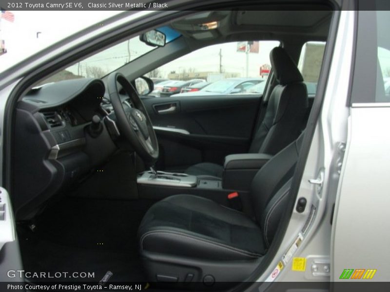 Classic Silver Metallic / Black 2012 Toyota Camry SE V6