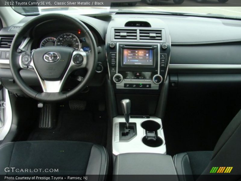 Classic Silver Metallic / Black 2012 Toyota Camry SE V6