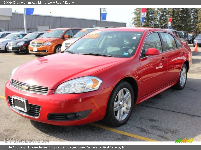 Victory Red / Ebony 2009 Chevrolet Impala LT
