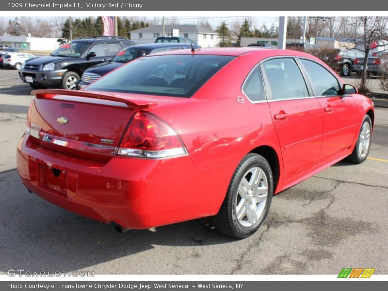 Victory Red / Ebony 2009 Chevrolet Impala LT