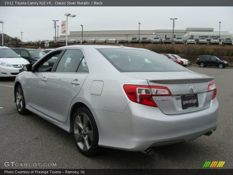 Classic Silver Metallic / Black 2012 Toyota Camry XLE V6