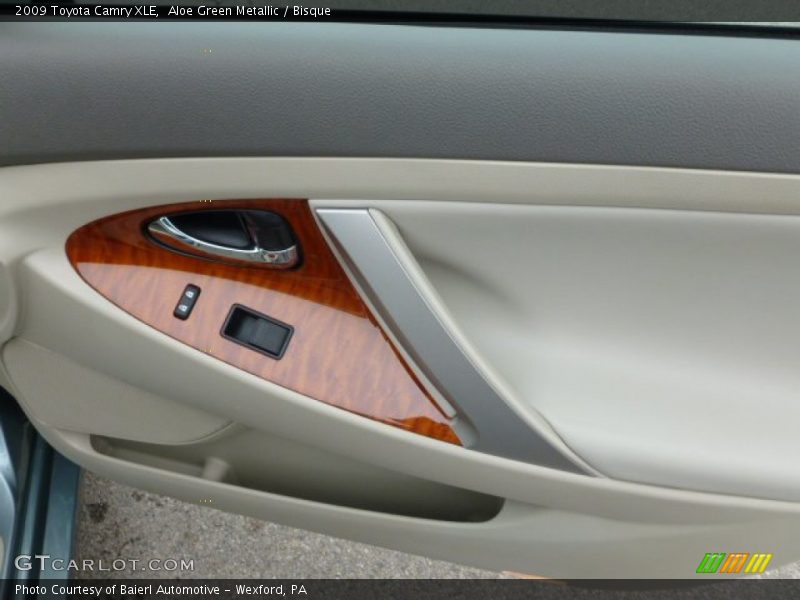 Aloe Green Metallic / Bisque 2009 Toyota Camry XLE
