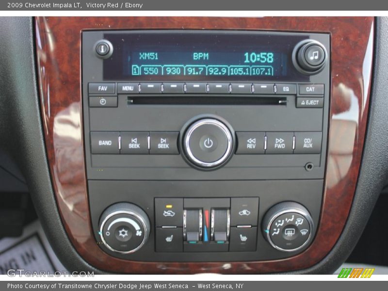 Victory Red / Ebony 2009 Chevrolet Impala LT