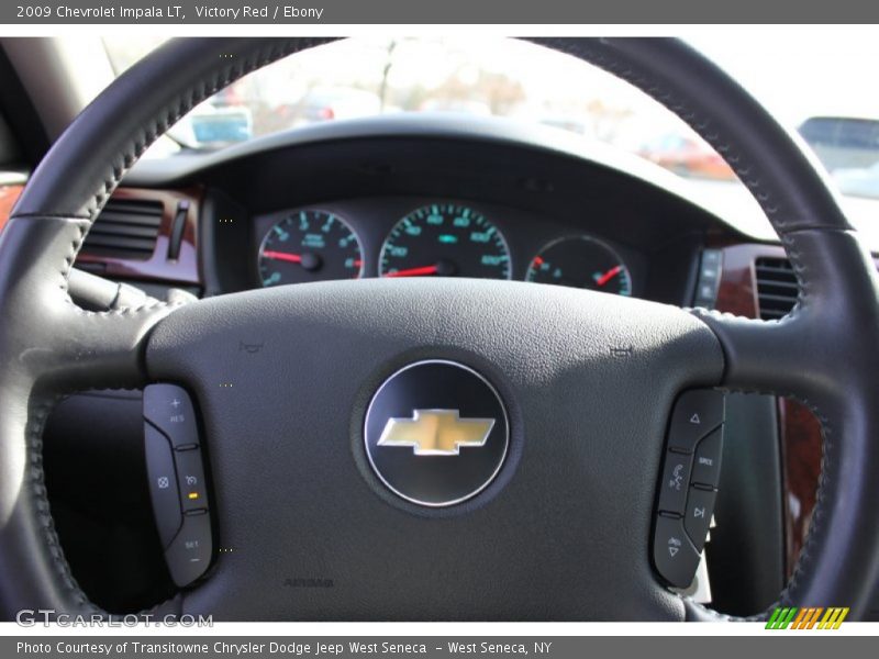 Victory Red / Ebony 2009 Chevrolet Impala LT