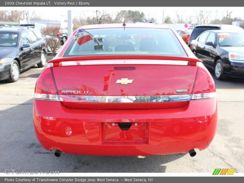 Victory Red / Ebony 2009 Chevrolet Impala LT