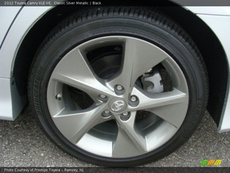 Classic Silver Metallic / Black 2012 Toyota Camry XLE V6