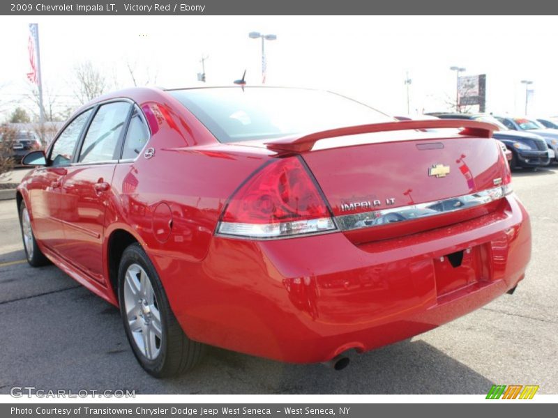 Victory Red / Ebony 2009 Chevrolet Impala LT