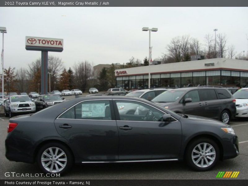 Magnetic Gray Metallic / Ash 2012 Toyota Camry XLE V6