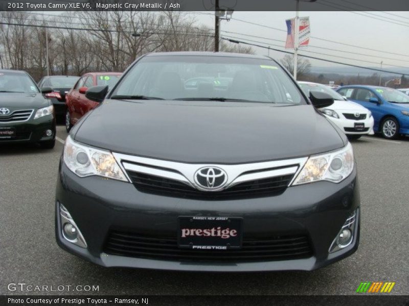 Magnetic Gray Metallic / Ash 2012 Toyota Camry XLE V6