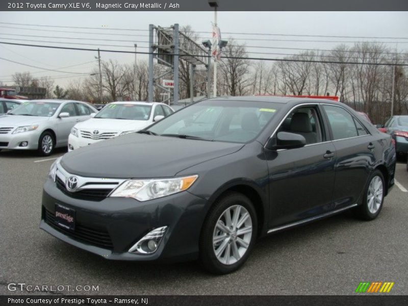 Magnetic Gray Metallic / Ash 2012 Toyota Camry XLE V6