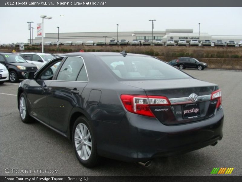 Magnetic Gray Metallic / Ash 2012 Toyota Camry XLE V6
