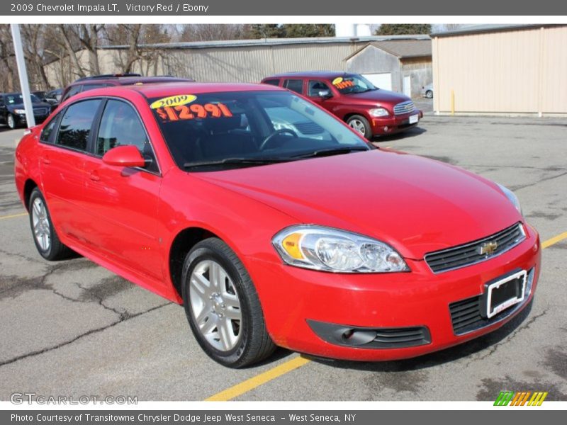 Victory Red / Ebony 2009 Chevrolet Impala LT