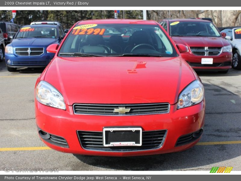Victory Red / Ebony 2009 Chevrolet Impala LT