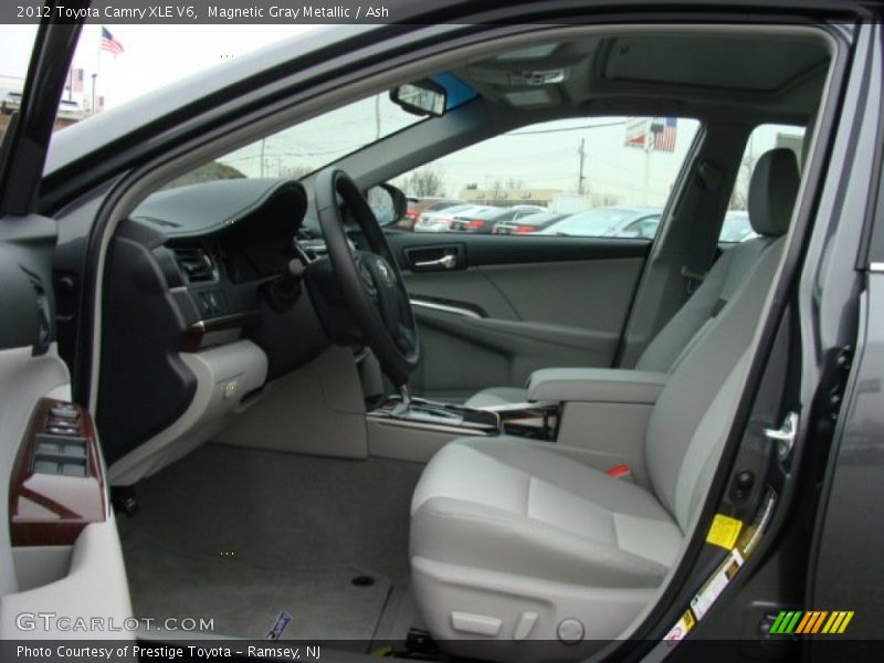 Magnetic Gray Metallic / Ash 2012 Toyota Camry XLE V6
