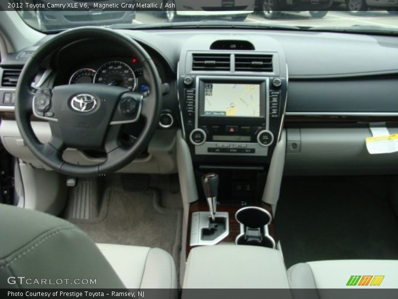 Magnetic Gray Metallic / Ash 2012 Toyota Camry XLE V6