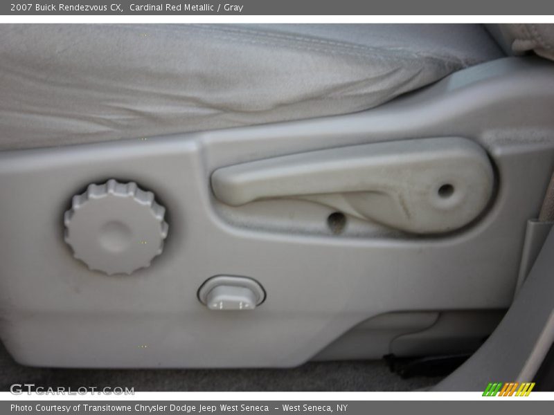 Cardinal Red Metallic / Gray 2007 Buick Rendezvous CX