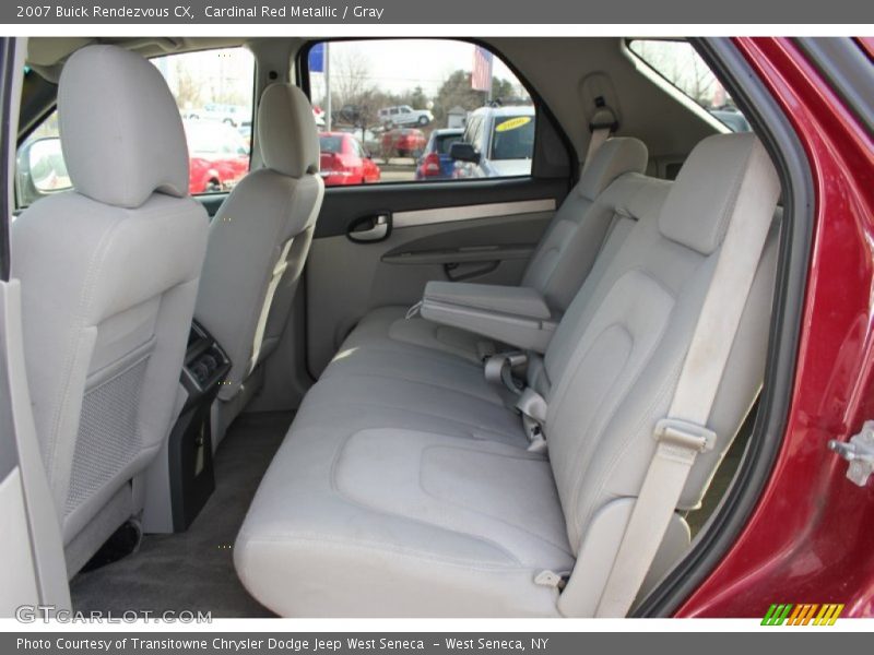 Cardinal Red Metallic / Gray 2007 Buick Rendezvous CX