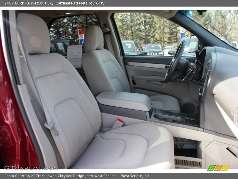 Cardinal Red Metallic / Gray 2007 Buick Rendezvous CX