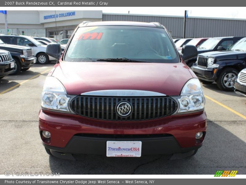 Cardinal Red Metallic / Gray 2007 Buick Rendezvous CX