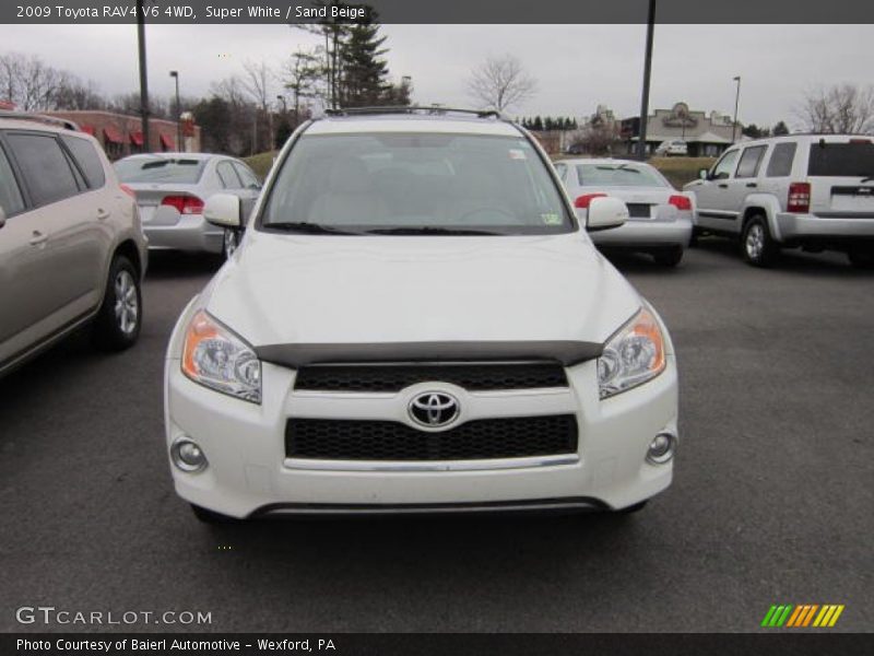 Super White / Sand Beige 2009 Toyota RAV4 V6 4WD