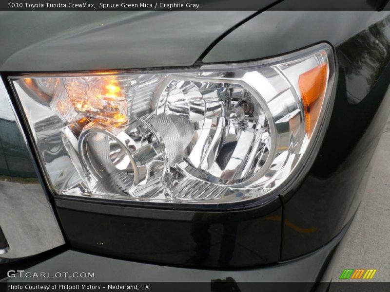 Spruce Green Mica / Graphite Gray 2010 Toyota Tundra CrewMax