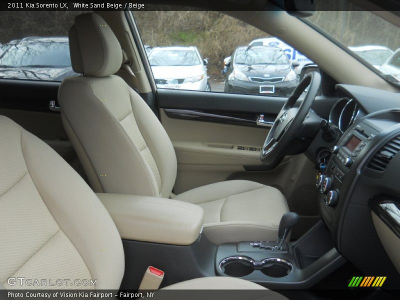 White Sand Beige / Beige 2011 Kia Sorento LX