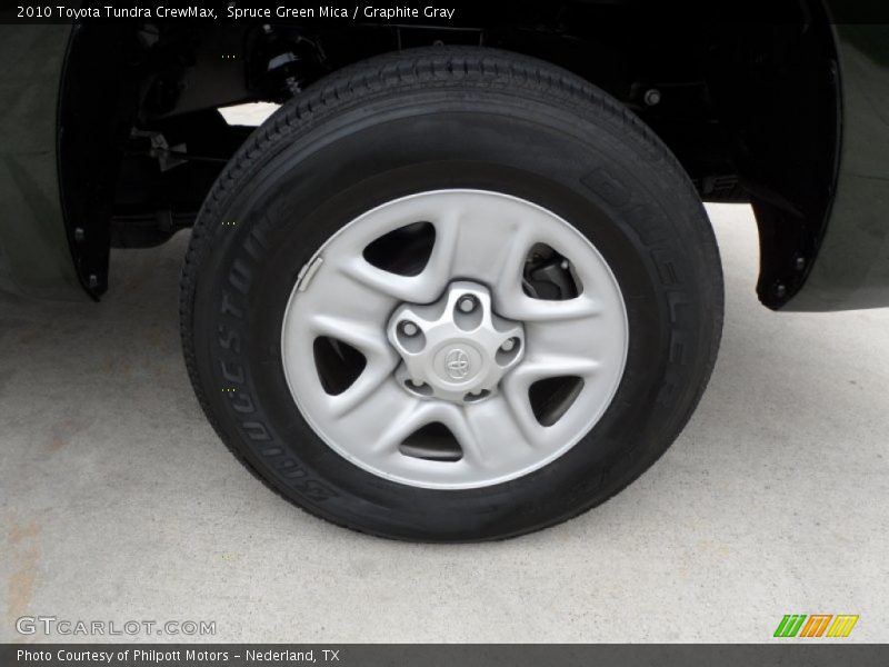 Spruce Green Mica / Graphite Gray 2010 Toyota Tundra CrewMax