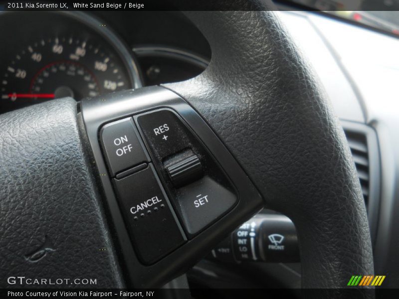White Sand Beige / Beige 2011 Kia Sorento LX