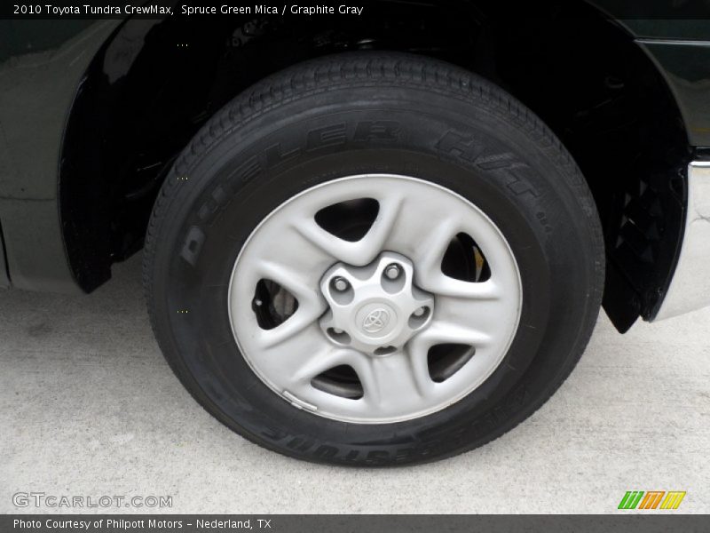 Spruce Green Mica / Graphite Gray 2010 Toyota Tundra CrewMax