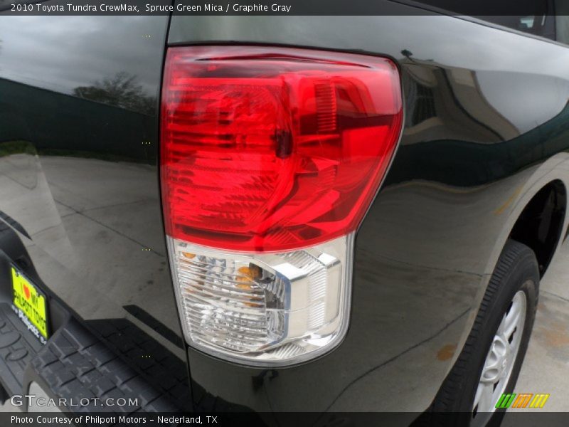 Spruce Green Mica / Graphite Gray 2010 Toyota Tundra CrewMax