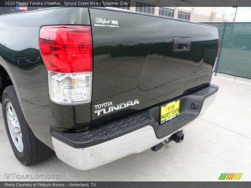 Spruce Green Mica / Graphite Gray 2010 Toyota Tundra CrewMax