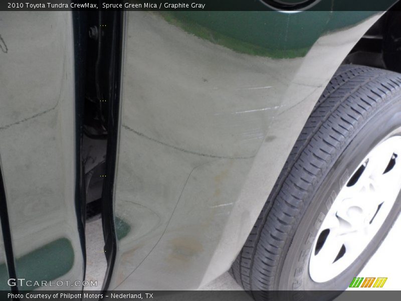 Spruce Green Mica / Graphite Gray 2010 Toyota Tundra CrewMax