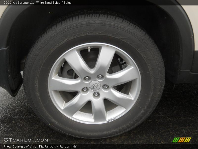 White Sand Beige / Beige 2011 Kia Sorento LX