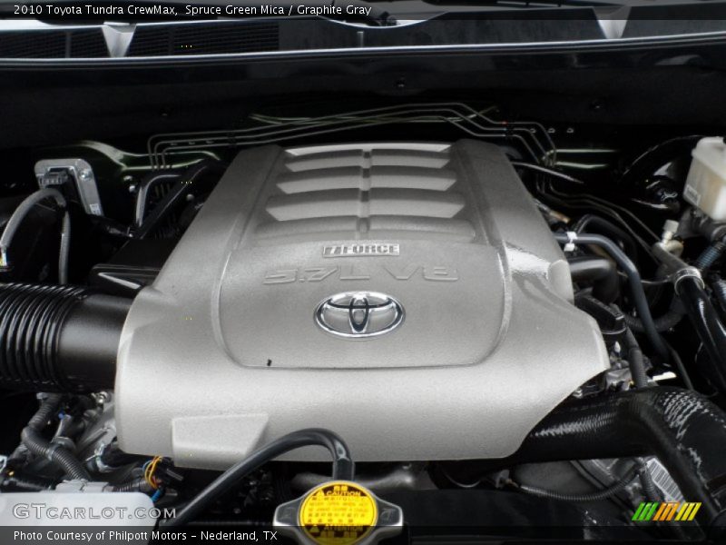 Spruce Green Mica / Graphite Gray 2010 Toyota Tundra CrewMax