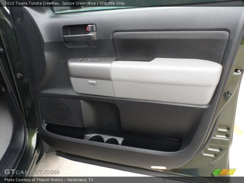 Spruce Green Mica / Graphite Gray 2010 Toyota Tundra CrewMax