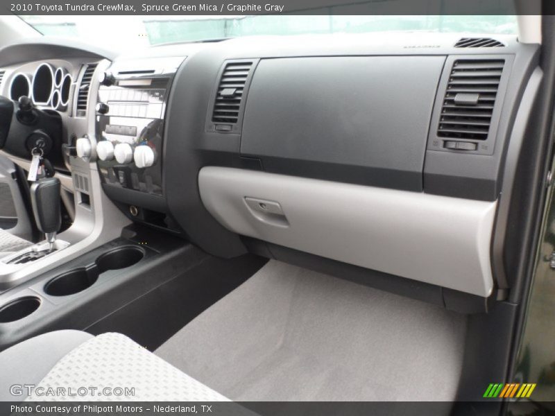 Spruce Green Mica / Graphite Gray 2010 Toyota Tundra CrewMax